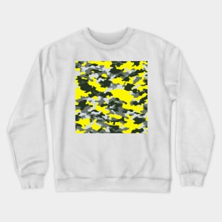 YELLOW MILITARY CAMOUFLAGE DESIGN, IPHONE CASE AND MORE Crewneck Sweatshirt